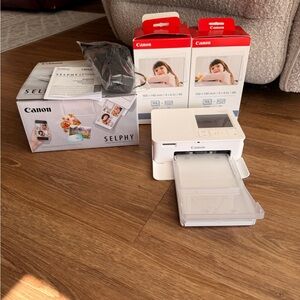 Canon SELPHY CP1500 White Photo Printer